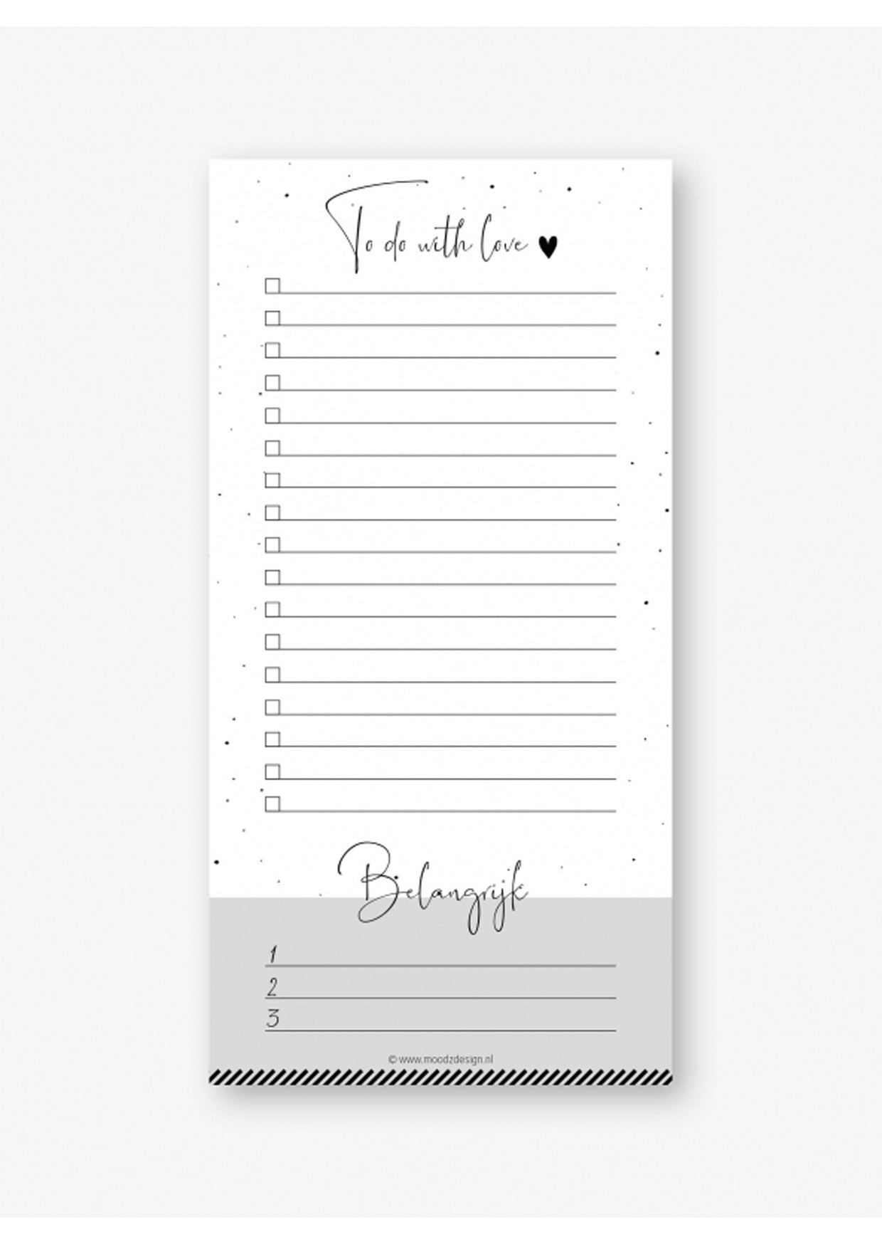 Moodzdesign - To do Notitieblok
