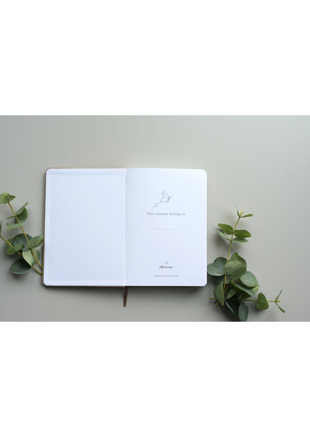 Journal Meervoorjou - Flying Butterfly beige