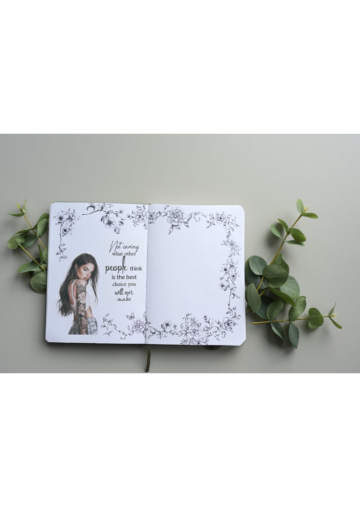 Bullet Journal - Flying Butterfly groen