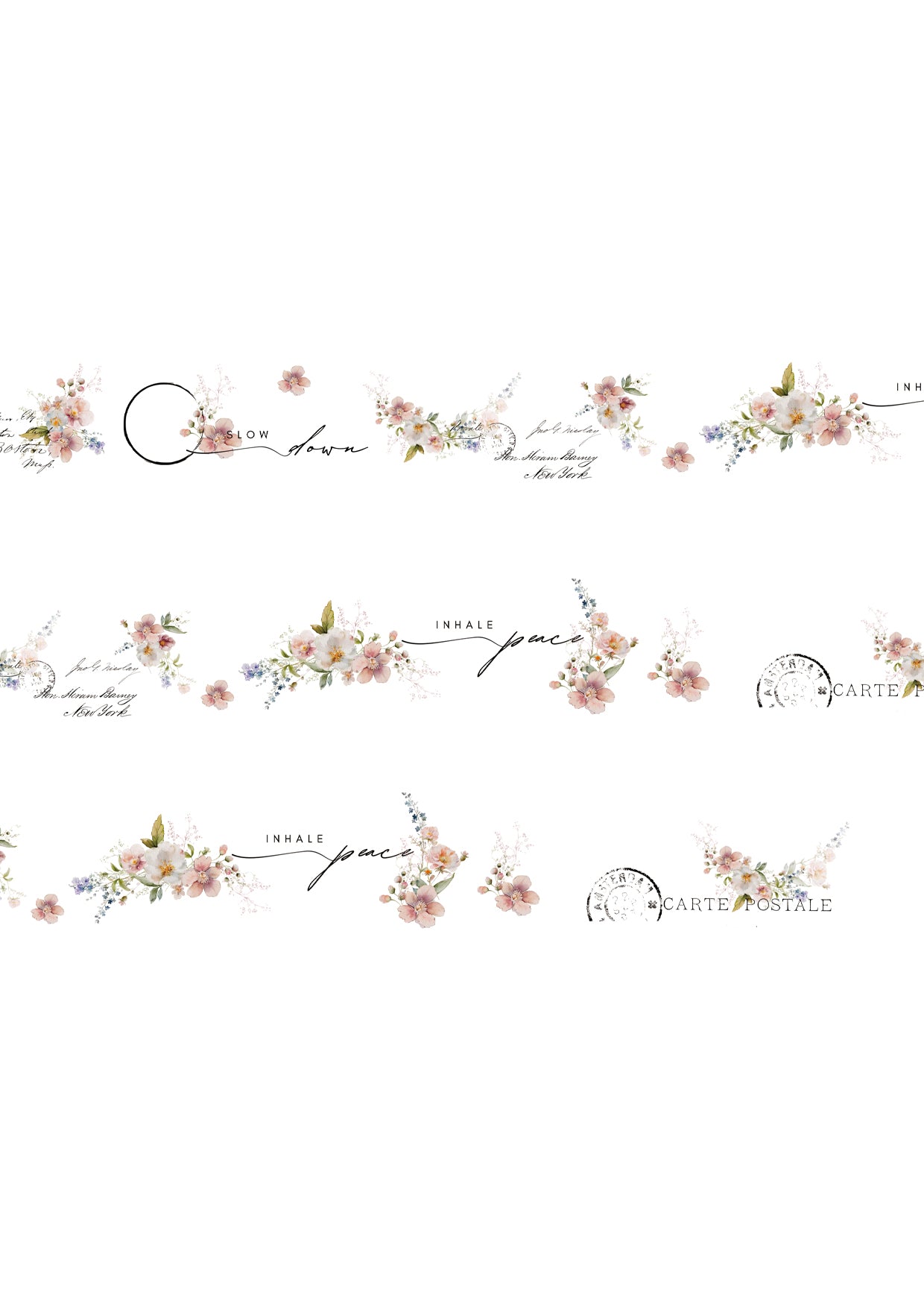 Washitape - Bloemen