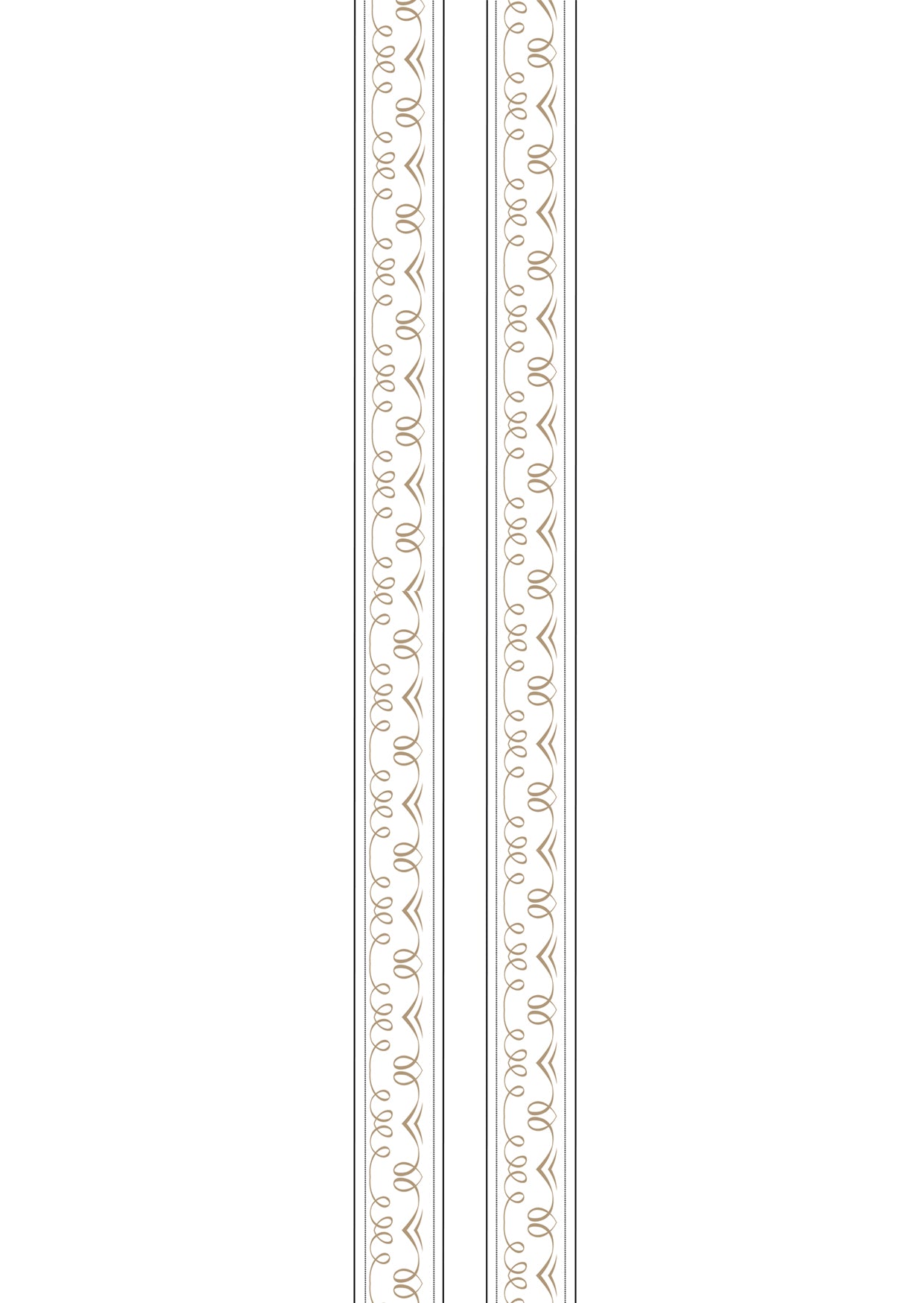 Washitape - Brown arches