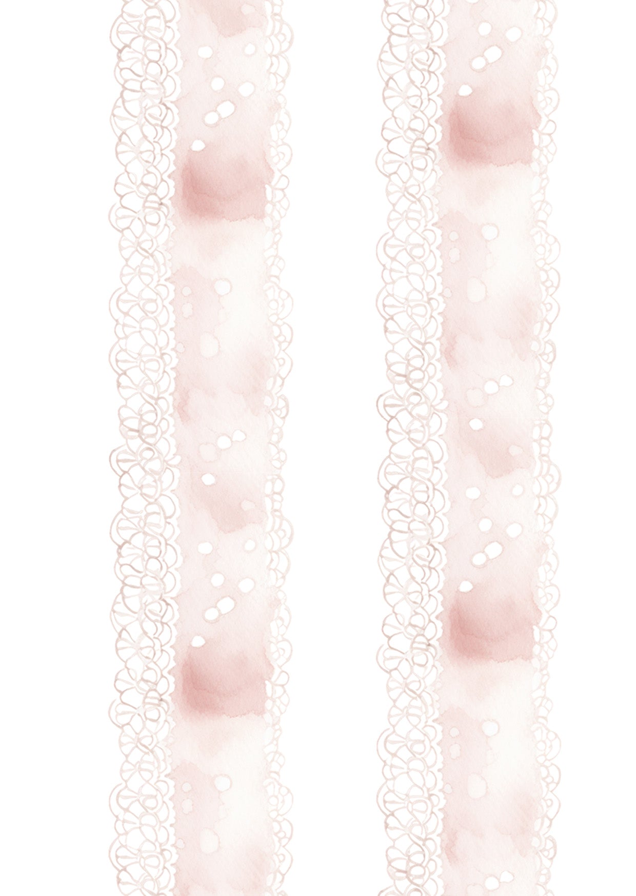 Washitape - Roze kant