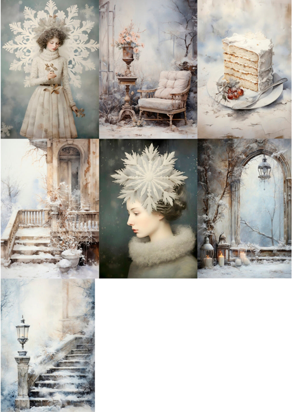 Papieren blok - Winter