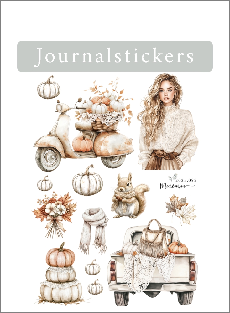 journal sticker nieuw