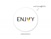 Sticker - Enjoy van NynkeOntwerpt