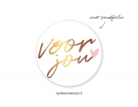 Sticker - Voor jou van NynkeOntwerpt