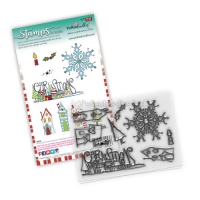Clear Stamps - Polkadoodles - Christmas scenes