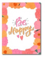 Ansichtkaart 'Be happy'