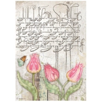 Stamperia  'Tulips '  Rice Paper  A4