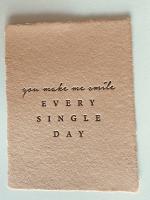 Ansichtkaart Paper Baristas - You make me smile / met envelop