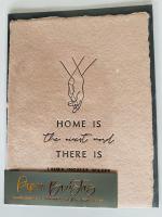 Ansichtkaart Paper Baristas - Home is the ... / met envelop