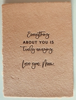 Ansichtkaart Paper Baristas - Love you Mom .... / met envelop