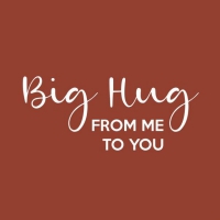 Joy wenskaart - Big hug from me