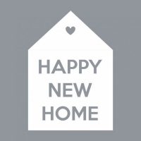 Joy wenskaart - Happy new home