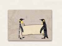 Tikiono  envelop - twee pinguïns
