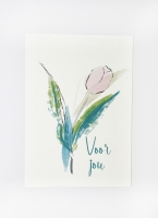 Tulpenkaart - Voor jou
