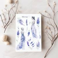Journal sticker - Lavendel Girls