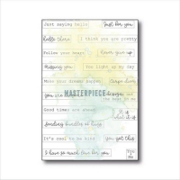 Masterpiece Clear Stempelset - Label Quotes
