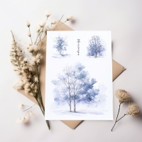 Journal sticker - Wintertrees