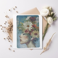 Ansichtkaart - Flowerhat 4