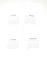 Journal - Maand kalender kaarten