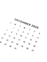 Journal - Maand kalender kaarten