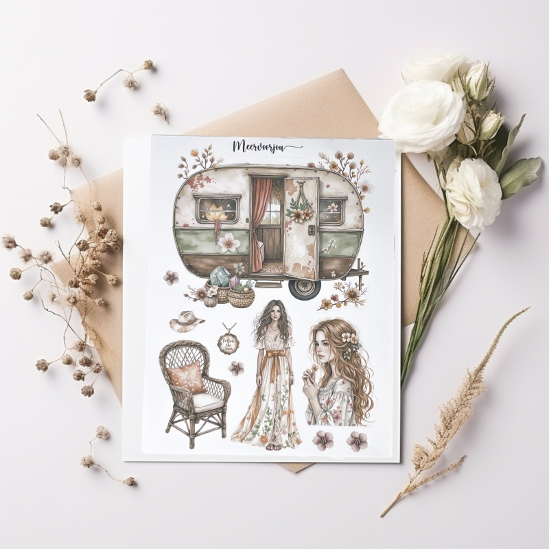 Journal sticker - Cozy Summer 02