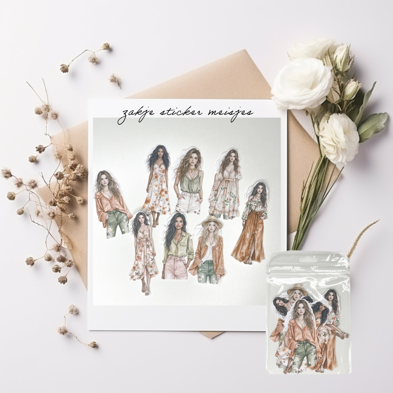 Journal sticker zakje -  Cozy Summer