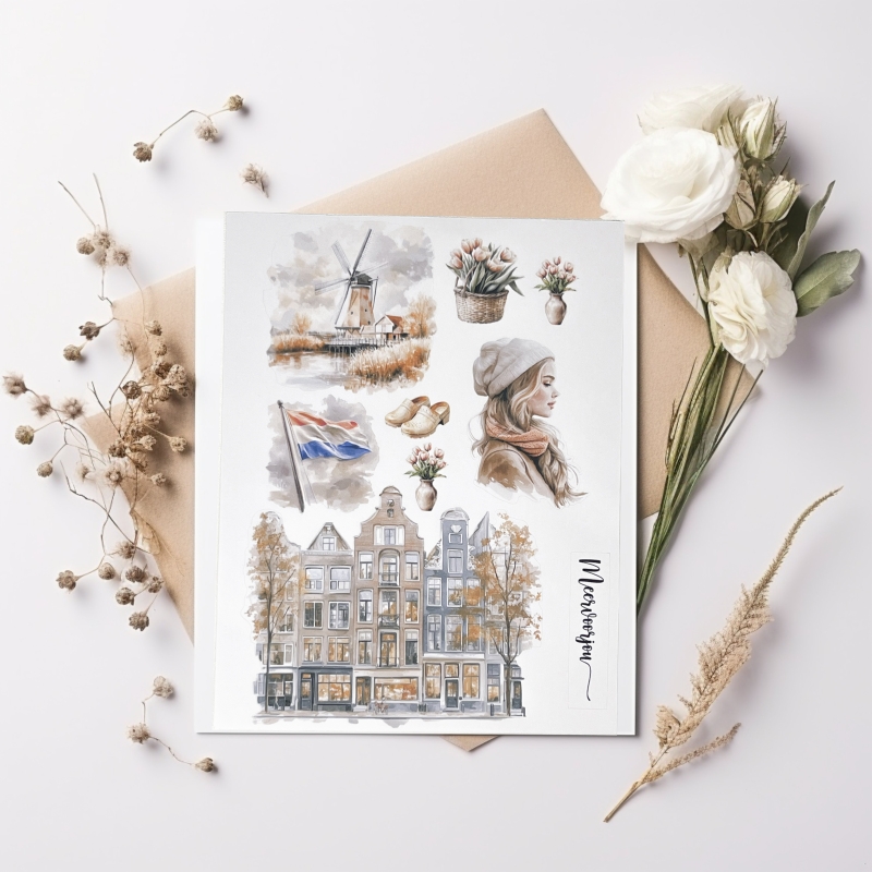 Journal sticker - Nederland