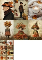 Papieren blok - Herfst
