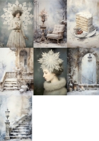 Papieren blok - Winter